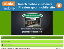 Tablet Screenshot of greenfieldcollisionmi.com